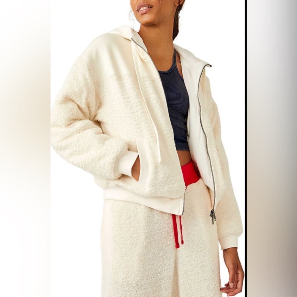 NWT FP Movement by Free People Cream Jacket